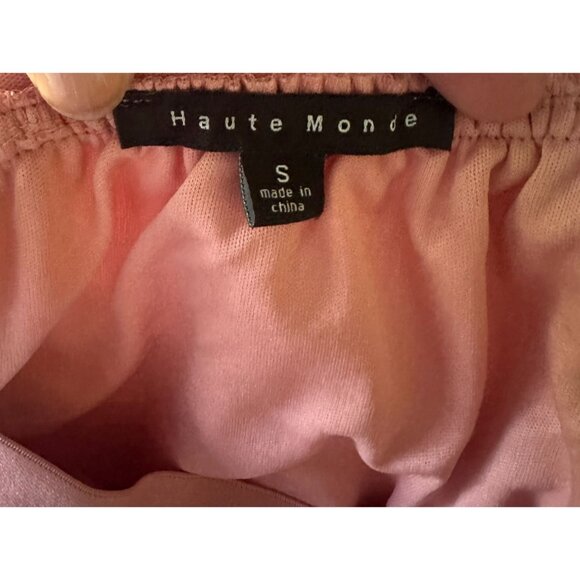 Haute Monde pink midi tulle skirt and NWT Joy Lab cropped sports top SMALL - Picture 3 of 6